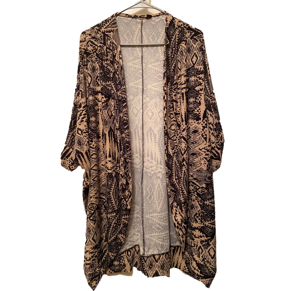 Snake print cardigan